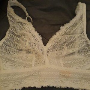 32DD Unlined Sheer Lace Bra